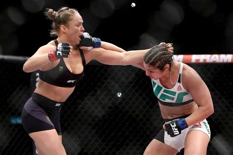 Published Apr 1, 2022. Ronda Rousey earned the title of 'Baddest Woman on the Planet', and there's a lot you should know about her legendary UFC career. Very few athletes have had as big of an impact on a sport as former UFC Women's Bantamweight Champion Ronda Rousey had on mixed martial arts. In 2012, due to her dominance and popularity ...
